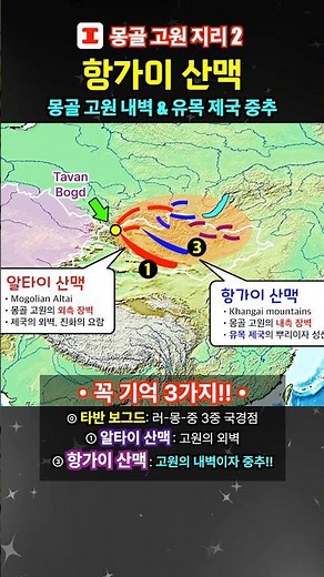 (R124) Geography of the Mongolian Plateau 2: Khangai Mountains, the Backbone of Empires