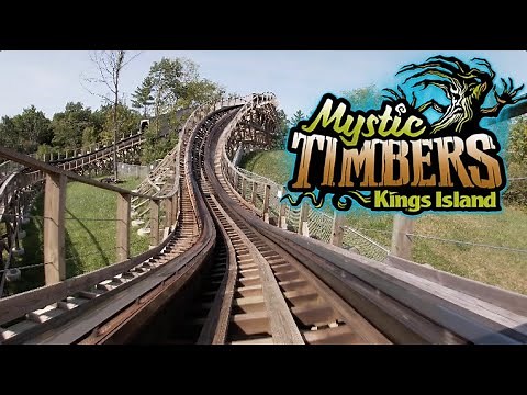 Mystic Timbers Roller Coaster (POV) - 4K Cinematic Series Kings Island