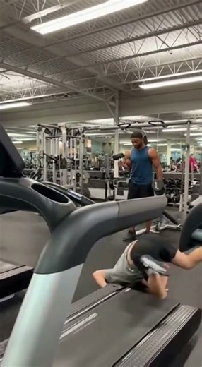 Treadmill Slip Caught on Phone 😬