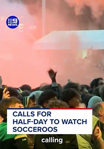 Are you in favour of a day off tomorrow to support our mighty Socceroos? #9News