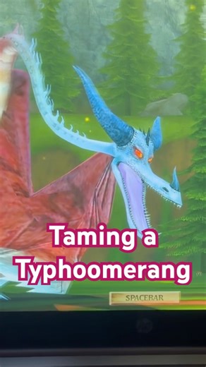 Taming a Typhoomerang #dragon #fypシ゚viral #game #httyd #httydfandom #gaming #fypage #fyp #gameplay