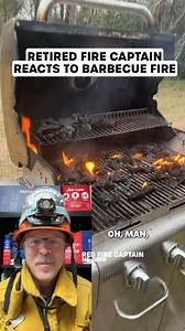 Ret. Fire Captain Chris reacts to flamin' hot bbq 🔥 As grilling season approaches, make sure you're staying safe out there with fire preparedness gear from Prepared Hero, available at https://bit.ly/FPFB32825 | Prepared Hero