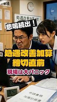 【悲鳴続出】処遇改善加算の締切直前！介護現場は大パニック