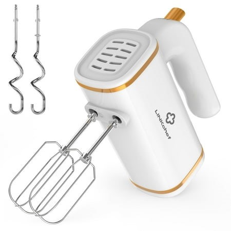 LINKChef 5-Speed Corded Electric Hand Mixer, White - Walmart.ca
