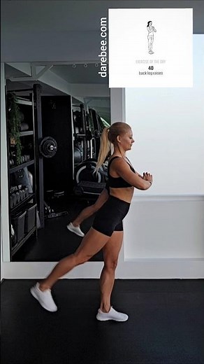 40 Back Leg Raises [ Exercise of the Day ]