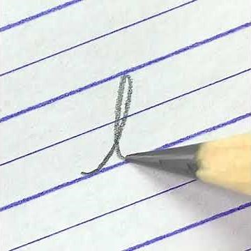 Learn to write cursive small letter b | Cursive writing for beginners with pencil