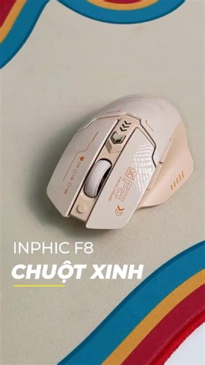 Review of Inphic F8 – Wireless mouse with long battery life, ergonomic design, and easy to use. #...