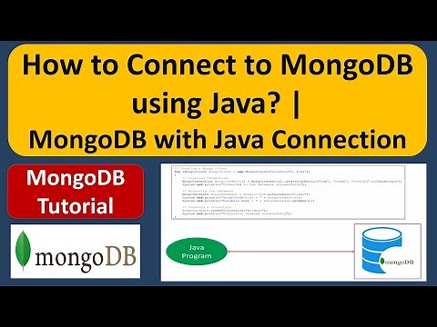 How to Connect to MongoDB using Java? | MongoDB with Java connection |MongoDB Tutorial for Beginners