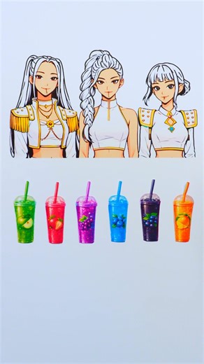 Kpop Demon Hunters Magical Hair & Clothes Transformation 😻 #shorts