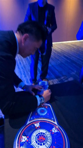 49K views · 801 reactions | Tag team charity champions!  Rangers FC legends Michael Mols and Arthur Numan have signed a very special Rangers themed WWE Championship belt. It’s a knockout addition to tonight’s auction line-up! ⚽️ You can view the belt and a full list of our incredible prizes in our silent auction here  https://bit.ly/3L9rFPq But hurry - it closes at 11pm!!  | Rangers Charity Foundation | Facebook