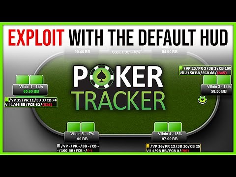How to exploit with the PokerTracker 4 Default HUD - VPIP, PFR, 3bet and Cbet... oh my!