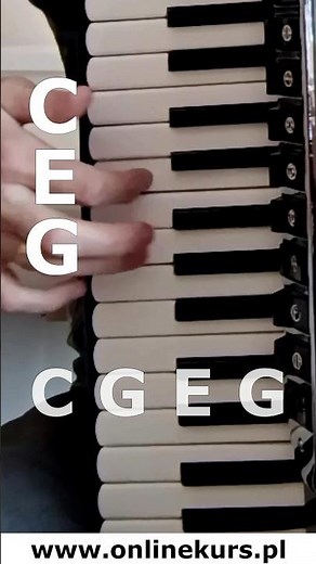 Akordeon w 60 sekund - zagraj to OD RAZU 🪗 #tutorial #akordeon #accordion #easyaccordion