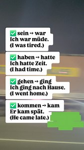 German for Beginners | A1 Grammar | Daily German Practice German Simple Past made easy 🇩🇪 A1 learners — SAVE this! Comment PAST for more verbs 👇 #GermanA1 #LearnGerman #GermanGrammar #GermanVerbs #StudyGerman LanguageReels | Get Ready to Learn German -Deutsch