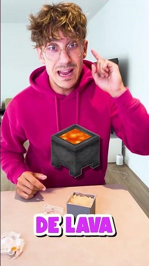 LAVA in REAL LIFE... #invictor #minecraft
