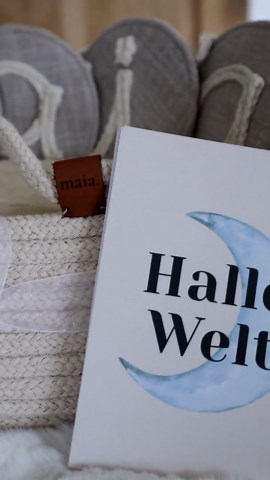 Personalisiertes Geschenkset | Wickeltischkorb Mit Stoffgirlande & Digitalen Meilensteinkarten | Baby Shower Geschenk | Geschenk Zur Geburt - Etsy