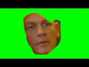 John cena saying “are you sure about that” -GREEN SCREEN- meme