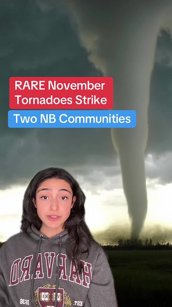Rare November Tornadoes Strike Two NB Communities in Central New Brunswick