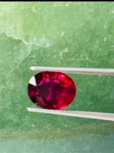 Oval Rubellite Tourmaline – 2.45 Carat Red Gemstone - Etsy