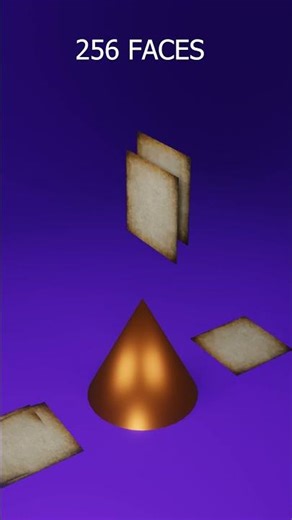 Cloth Simulation with Cone 🧵🔺 | Realistic 3D Fabric Physics | WOWAsmr_3D #asmr #foryou #viral