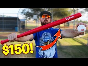 $150 Supreme Wiffle Ball Bat! Is It Worth It? IRL Baseball Challenge