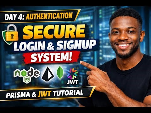 Day 4 - Day 30: Build Secure JWT Authentication for AI Fintech App | Node.js, Prisma & MongoDB