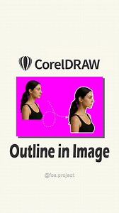 SAVE and SHARE how to make outline in Image with quick trace.. #tipsandtrick #tutorials #learning #fyp | Pandawa Desain