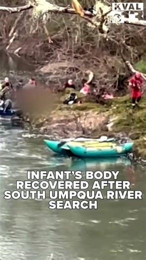 River dive search recovers infant's body from South Umpqua River