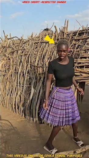 This is how people in Africa install doors to protect themselves from animals#shortvideo#viralshorts