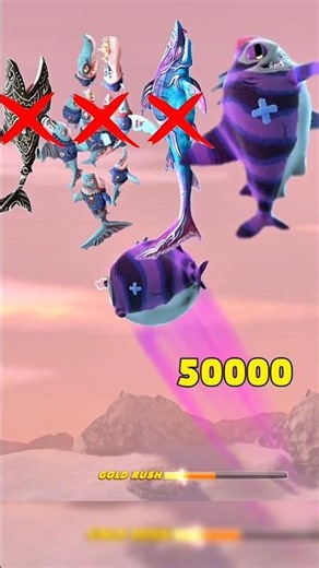 Hungry Shark World gameplay king all shark jump #hungryshark #shorts