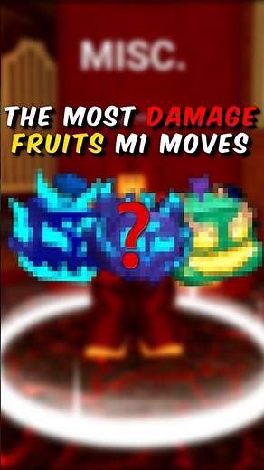 Best M1 Damage Fruit in Blox Fruits 🐾