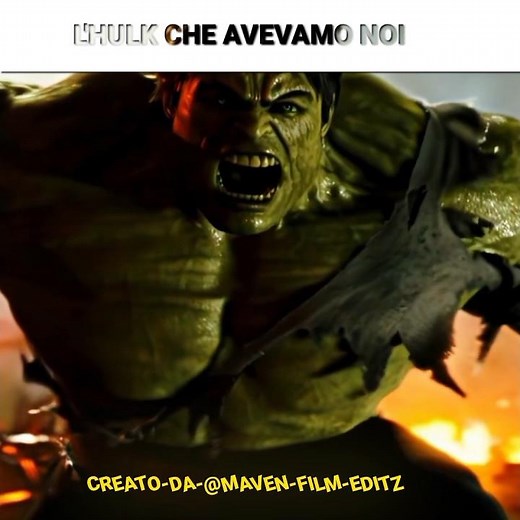 L'HULK DEL 2008 E IL GOAT - HULK EDIT (ITA) #film #movie