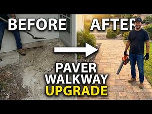 How to Replace a Concrete Walkway with Pavers | Step-by-Step DIY Guide