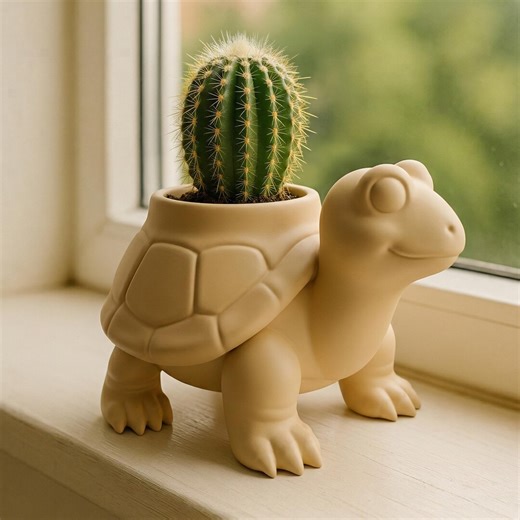 Turtle Planter – 3D Printable File STL - Etsy UK