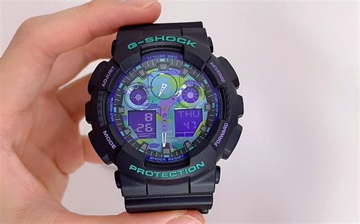 卡西欧GA-100系列调时间操作视频/简易版