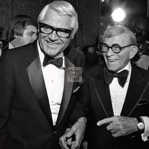 "Circa 1981, Cary Grant and his wife, Barbara Harris, were photographed attending the 85th birthday celebration of their close friend, comedian George Burns, in Beverly Hills, California." #fblifestyle | History Through Time