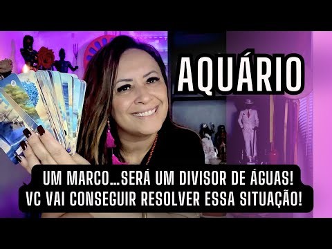 AQUÁRIO ♒️ UM MARCO…SERÁ UM DIVISOR DE ÁGUAS! VC VAI CONSEGUIR RESOLVER ESSA SITUAÇÃO!