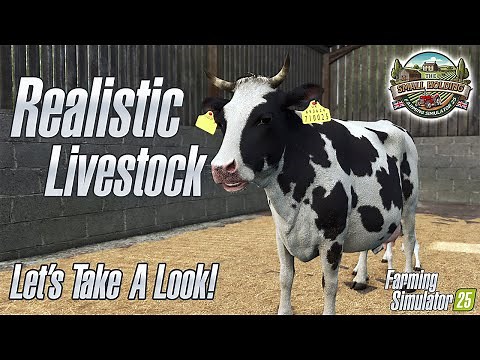 Realistic Livestock - Let's Take a Look!! | Farming Simulator 25