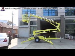 Trailer Boom Lift/Towable Boom Lift👍👍suitable for various environments~Simple operation👍👍👍