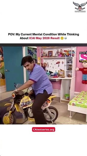 POV My Current Mental Condition While Thinking About ICAI May 2026 Exam Result #catestseries #memes