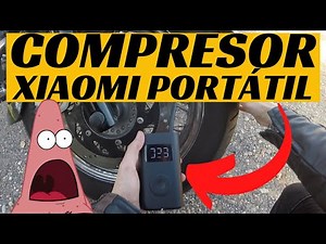 XIAOMI electric COMPRESSOR: The portable INFLATOR for your MOTORCYCLE. REVIEW/TEST MIJIA Air Pump