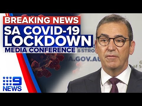 Seven-day COVID-19 lockdown for SA | Coronavirus | 9 News Australia