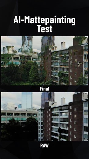 Yannik Heß on Instagram: "I’ve been testing Mago.Studio over the last weeks, and for this shot I used it to turn a modern city into a post-apocalyptic, overgrown environment — without adjusting the original lighting, colors or building structures. Workflow: Startframes in Nano Banana Pro, then a full-clip style transfer in Mago using Depth ControlNet + First Frame V3.4. I generated the sequence twice (forward + reversed) for stable FG/BG parallax, and refined colors and alignment in Nuke to keep