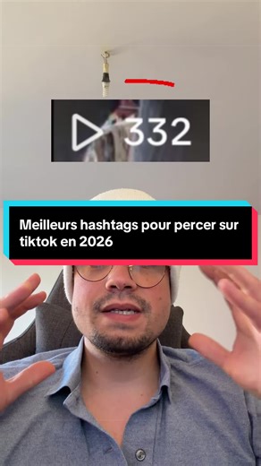 Tu postes régulièrement mais tes vidéos ne font pas les vues que tu espères ? Souvent, le probleme ne vient pas du contenu... mais des hashtags. Dans cette vidéo, je t'explique simplement comment trouver les meilleurs hashtags en fonction de ta niche pour aider l'algorithme à comprendre ton contenu et le montrer aux bonnes personnes. #algorithmetiktok #percersurtiktok #createurdecontenu #astucetiktok