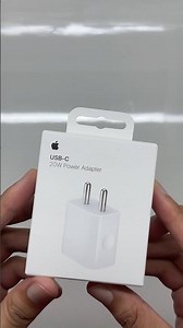 Apple Usb-C 20W Power Adapter Unboxing #iphone #charger #fast #watt #accessories #cable