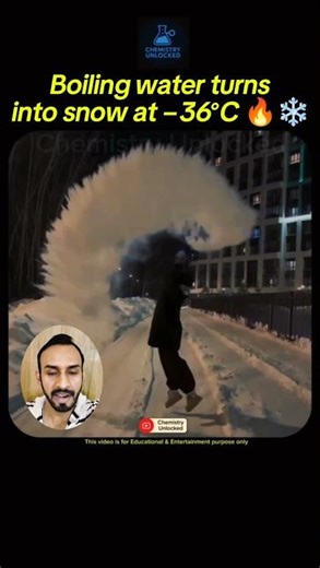 This −36°C Experiment Will Shock You ❄️😳 #shorts #shortvideo