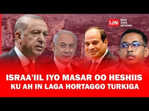 Israa'iil iyo Masar oo heshiis ku ah in laga hortago Turkiga