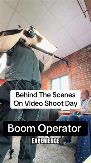 One of my favorite things is working in film/video as a Sound Designer! #sounddesigner #boomoperator #filmaudio #audioengineering