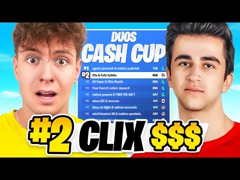 Clix 2ND PLACE Duo Cash Cup 🏆