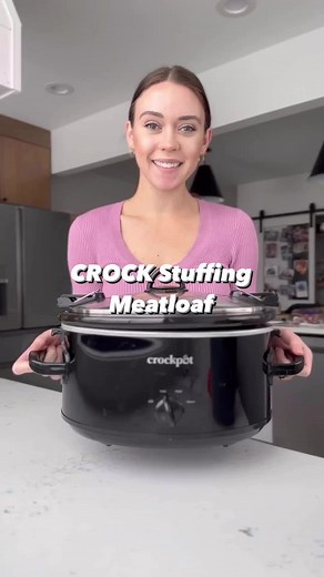 Delicious Crockpot Stuffing Meatloaf Recipe