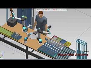Human-robot collaboration: Simulation-based Digital-Twins for collaborative robots
